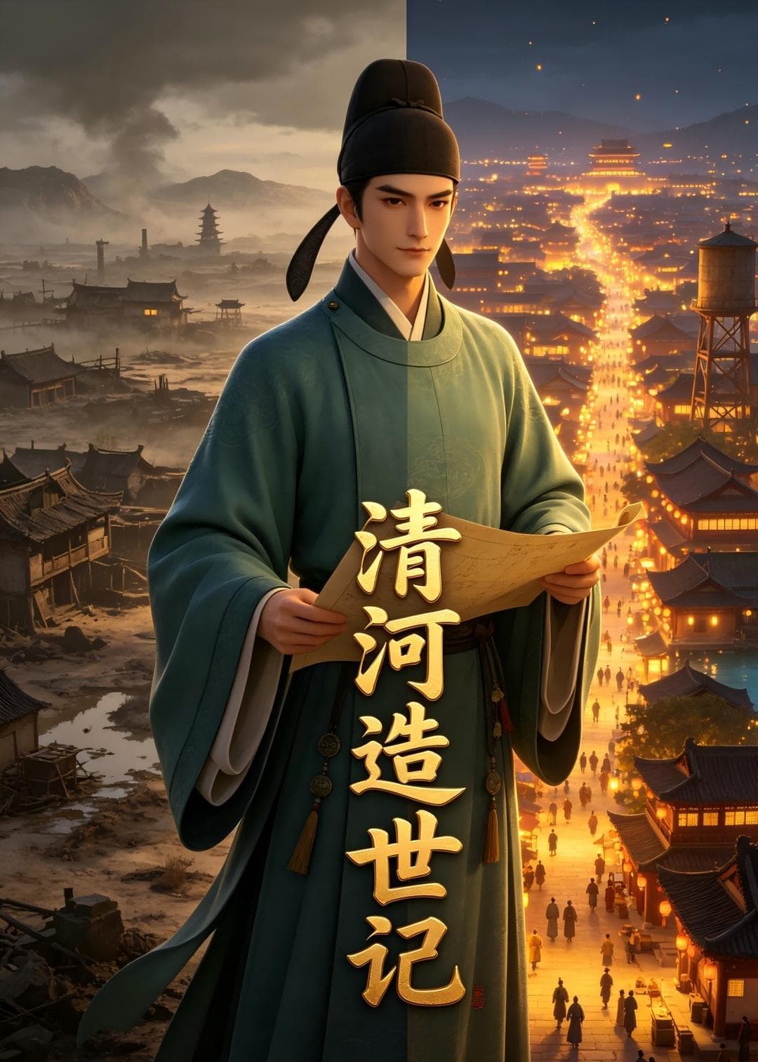 清河创世记海报