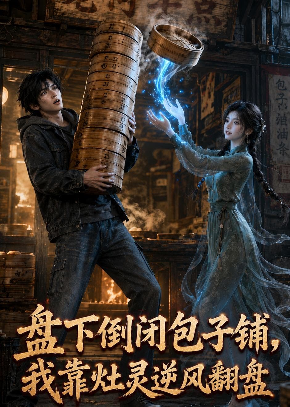 盘下倒闭包子铺，我靠灶灵逆风翻盘海报