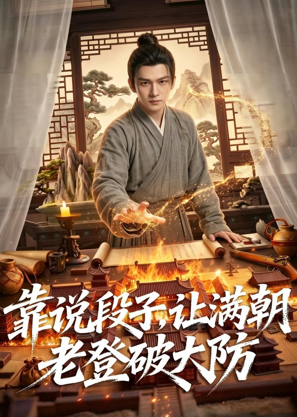 靠说段子，让满朝老登大破大防海报
