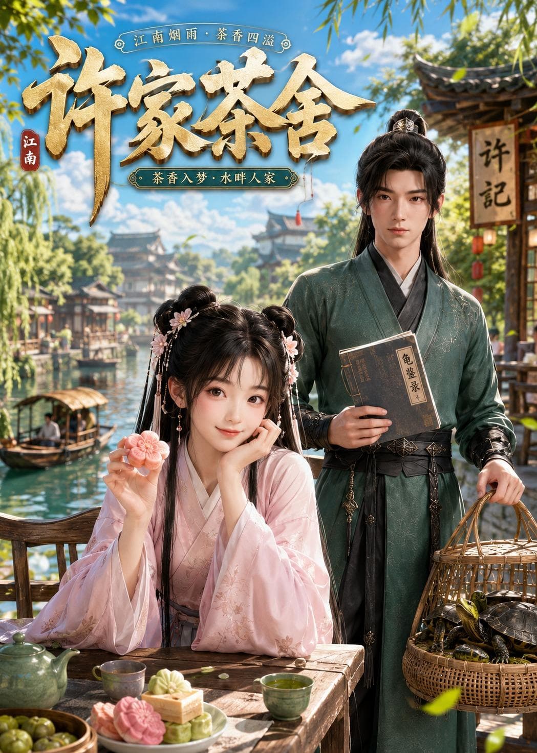 许家茶舍海报