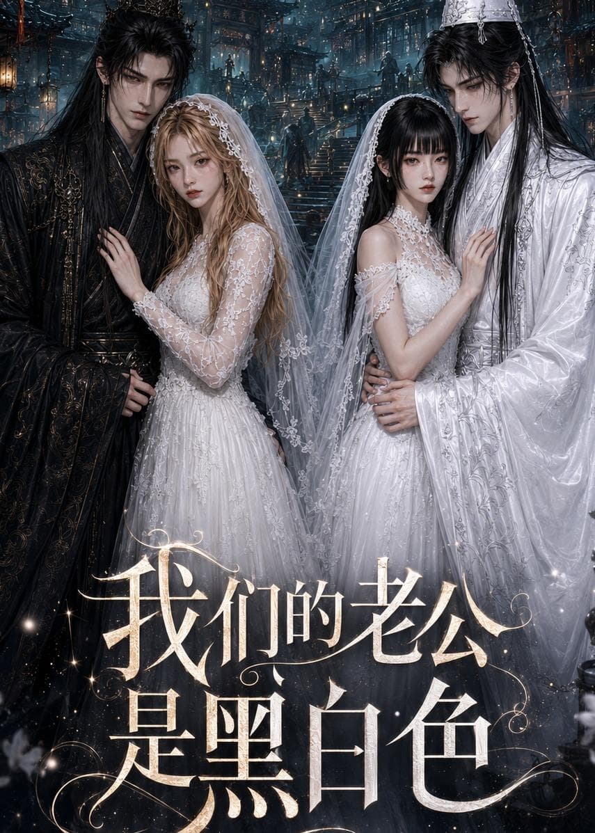 我们的老公是黑白色海报