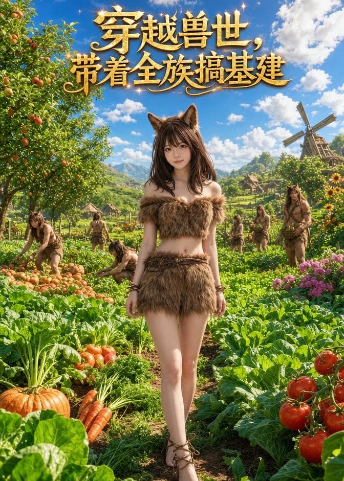 穿越兽世，带着全族搞基建海报
