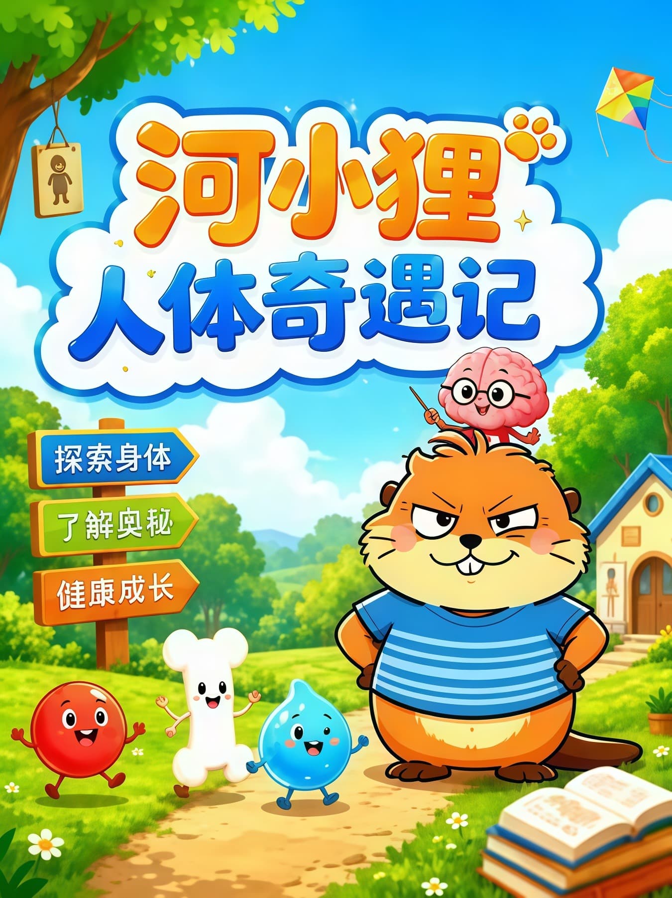河小狸人体奇遇记海报