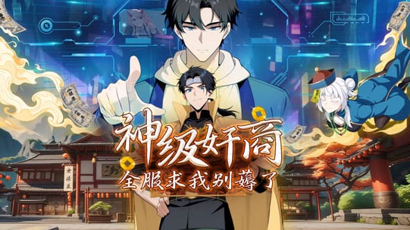 神级奸商：全服求我别薅了海报